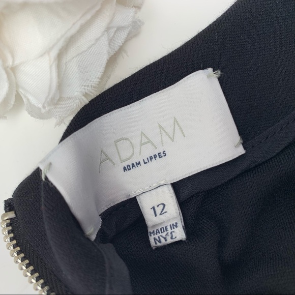 SOLD Adam Lippes Black Sheath Zipper Back - Picture 8 of 8